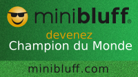 Lucile joue au Minibluff